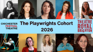 The Playwrights Cohort 2006 - headshots of the cohort plus logos of the partners